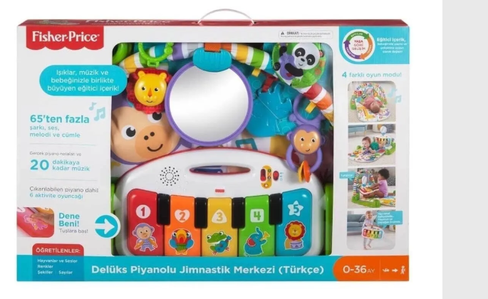 Fisher Price Piyanolu Jimnastik Merkezi Oyun Halısı Fwt16