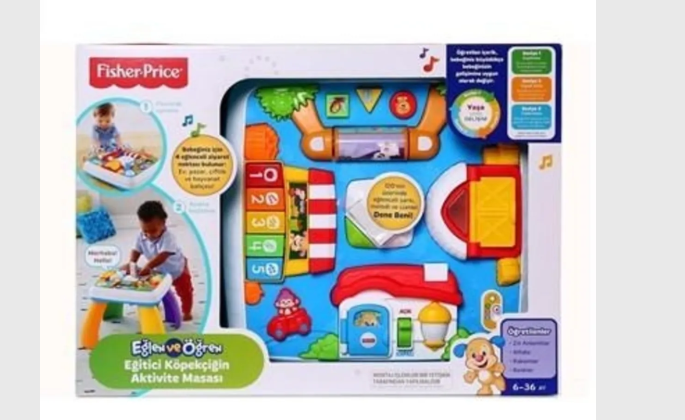 Fisher Price Eğitici Köpekçiğin Aktivite Masası Drh44